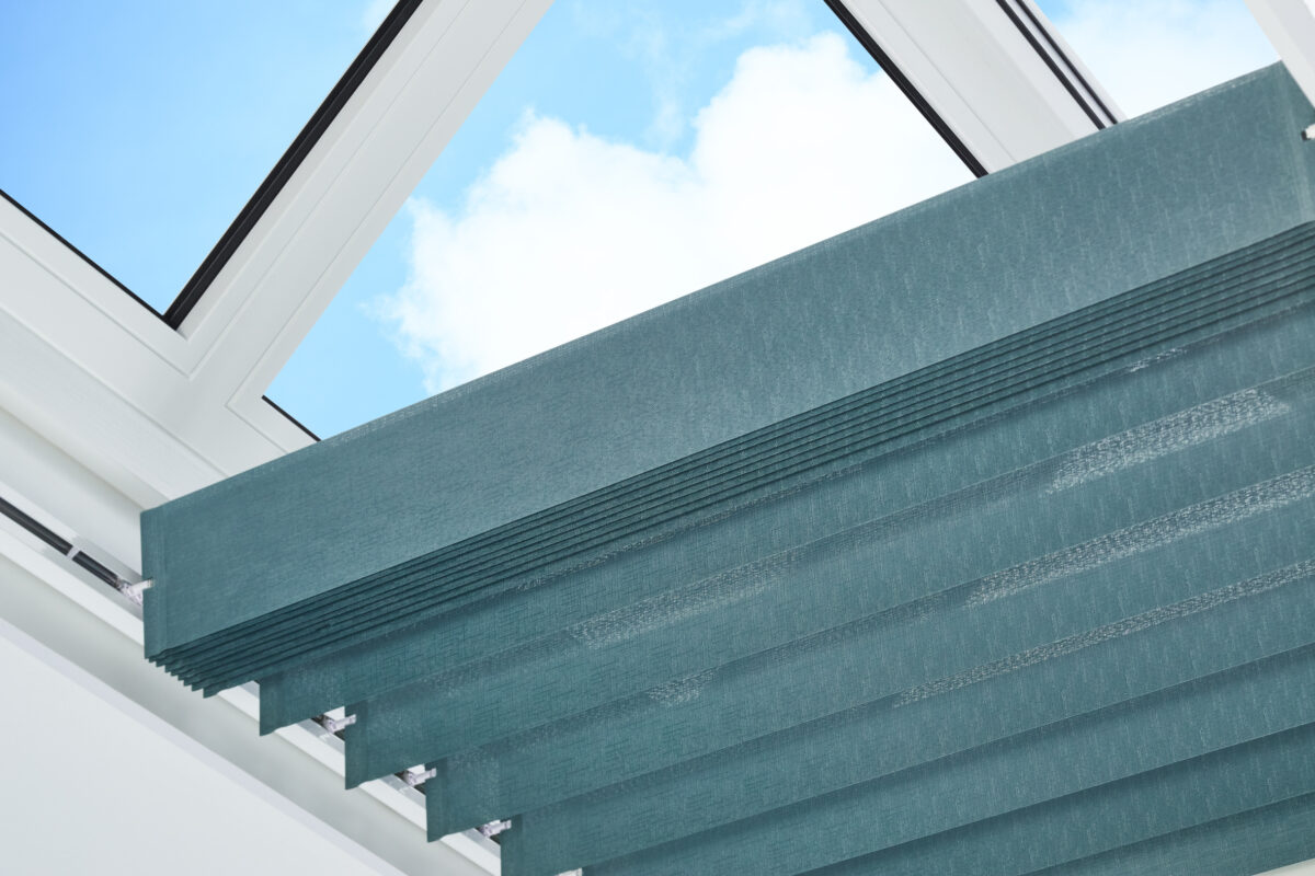 Einbausituation Vorhang am Fenster